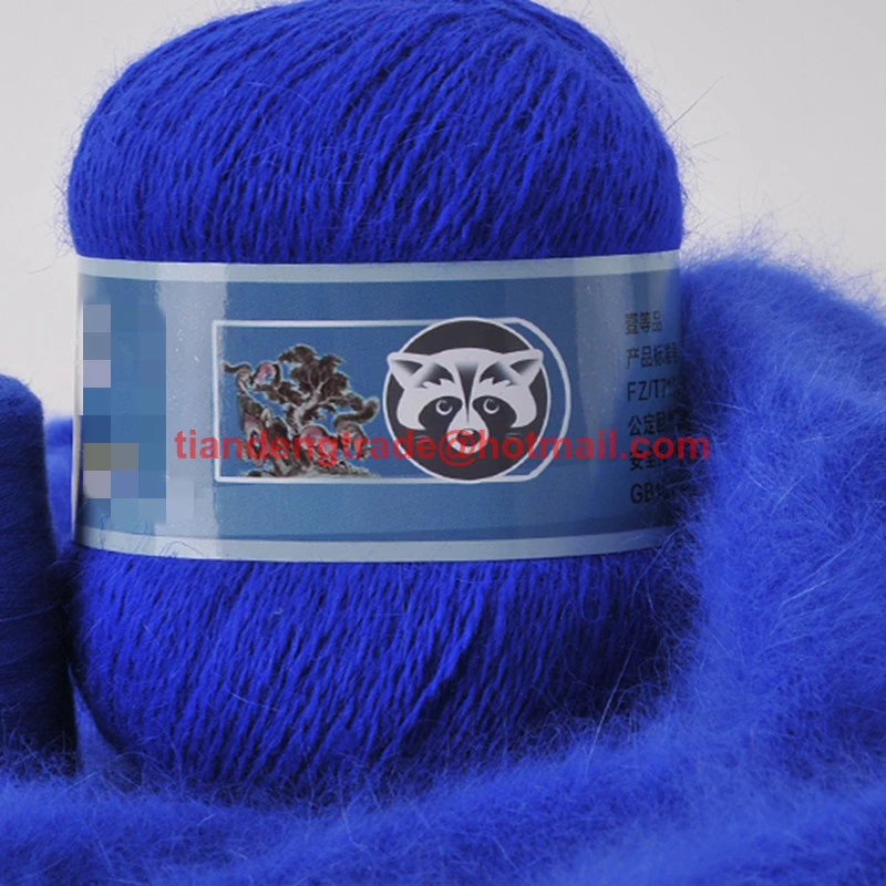Wholesale Multi Colors long hair Mink Cashmere Yarn for hand and computerized knitting yarns