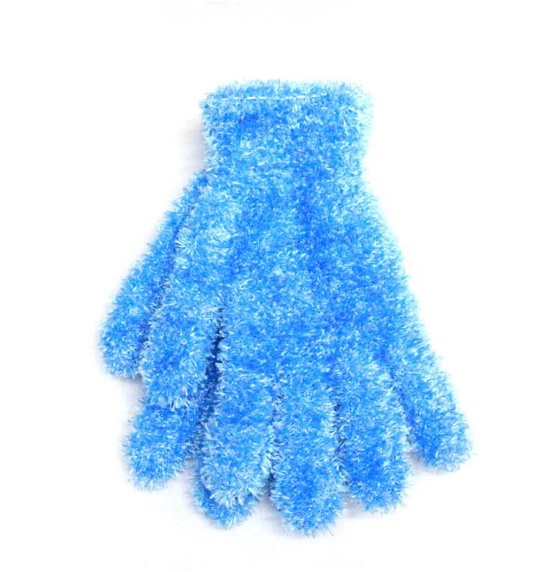 Wholesale New Knitted Gloves Winter Warming Feather Gloves &amp; Mittens