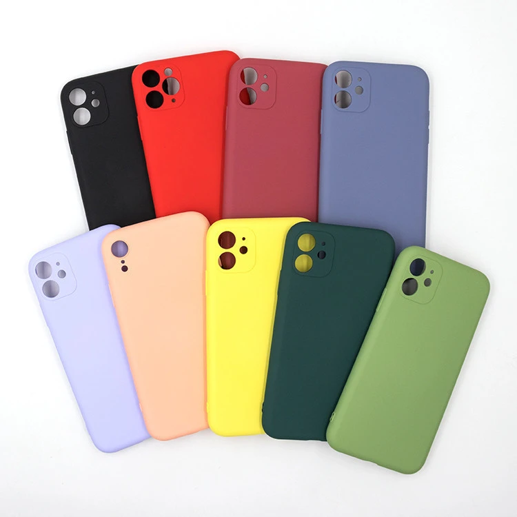 wholesale new luxury silicone mobile phone case housings for iPhone 12 silicon TPU case,soft TPU shell for iPhone 12 Pro case