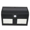 Wholesale new waterproof outdoor motion sensor street garden security lamp induction Ambient wall mounted solar light COB Square