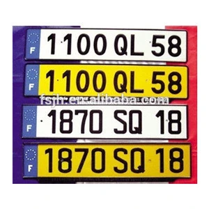 Wholesale Number Plate France European Car License Plate High Quality