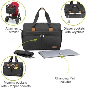 Wholesale Outdoor Stroller Nappy Travel Tote Mommy Baby Bag Diaper Refill Bag tote waterproof diaper bag