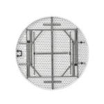 Wholesale Plastic Folding Round Table for Outdoor Dining Home Bar & Courtyard for Space-Saving & Portable Design