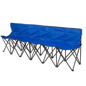 Wholesale Portable Sports Bench With Back - Sits 6 People