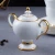Import Wholesale price coffee cup saucer set 15 pcs gold rim white ceramic tea cup sets porcelain from China