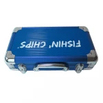 wholesale price OEM ODM new design board 300 playing card storage aluminum chip briefcase suitcase Chip Cases box poker cases
