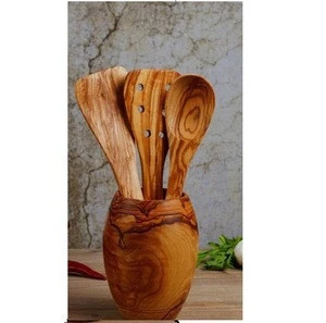wholesale price round wooden spoon holder