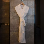 Wholesale Pure Cotton 5 Star Hotel Luxury Mens Custom Bathrobe 100% Cotton Bathrobe
