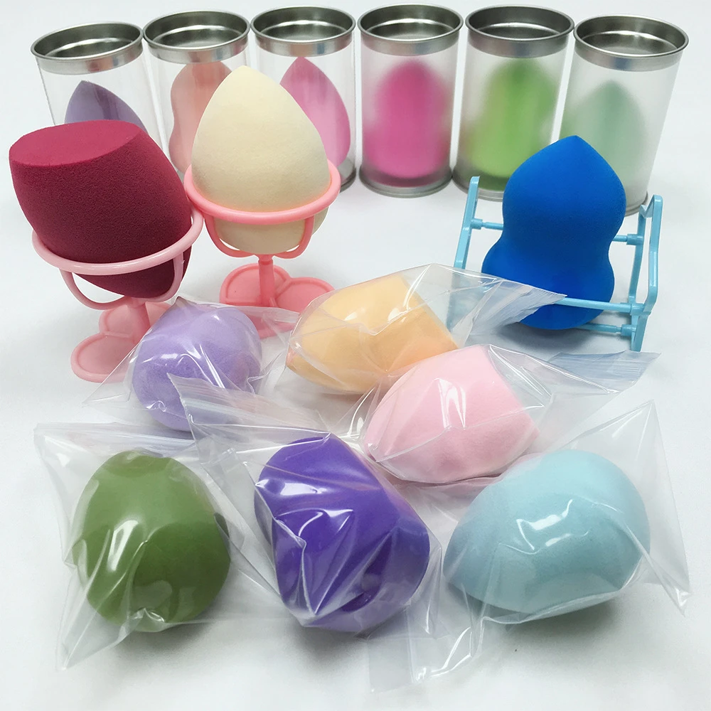 Wholesale Regular Puff Powder Foundation Cream Cushion Beauty Manufacture Egg Cosmetic Body Pu Makeup Sponge Blender