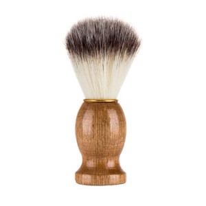 Wholesale Soft Bristle Hair Solid Wood Handle Custom Beard Shaving Brush For Men