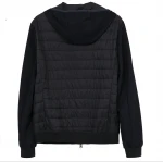 Wholesaler Nylon Warm Super soft shell   quilted with knitting sleeve  Mens Fashion Winter  Jacket