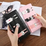 Wholesales new design Three kittens ladieswallet