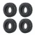 Import Width Black 2.2inch Rubber Tyres wheel Tires for Tamiya 1:14 RC Trailer Tractor Truck  RC Tyres Rubber from China