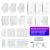 WIFI Smart Light Switch Tuya Smart Switch Compatible with Alexa/Google Assistant IFTTT Remote Control and Timer,No Hub