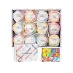 Wollet New Arrival Hot Sale Romantic fragrance bubble steam ball bath explosion salt ball
