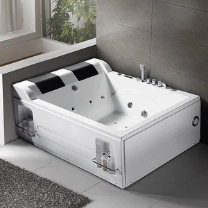 WOMA  large size whirlpool jets surf massage bathtub 2 person hot spa tub 2m for sale