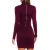 Import Women Clothes 2019 Autumn Long Sleeve Bodycon Casual Dress Fall Winter Slimming Solid Color Elegant Temperament Quality Dresses from China