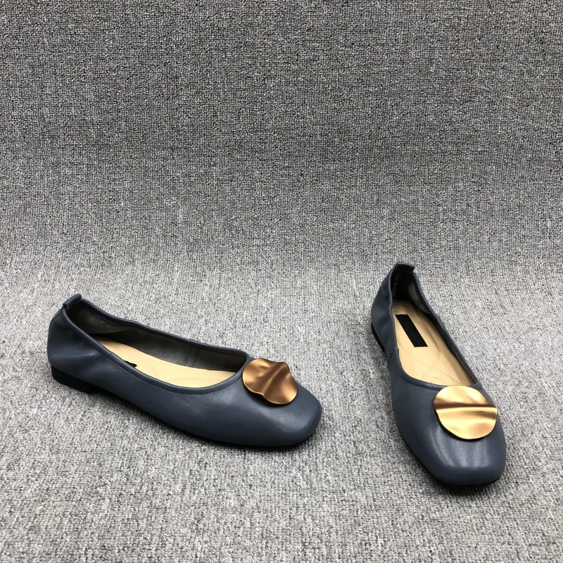 Women dance shoes flat leather lady shoes ballet shoes for girls