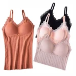 Women Lace Camisole Lady Solid Tank Tops Casual Women's Underwear Cami