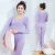 Import Women New Seamless Body Warm Thick Slim Lace Collar Ladies Underwear Set Long Johns from China