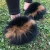 Import Womens Fashion Raccoon Fur Soft Sandals Wholesale real fur slippers Natural Color fur slides for women from China