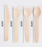 Wooden Fork And Spoon tableware, Wood tableware