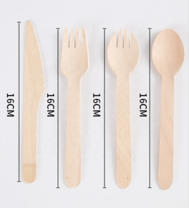 Wooden Fork And Spoon tableware, Wood tableware