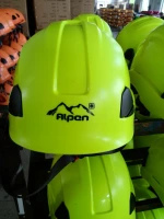Working aloft and outdoor climbing yellow safety helmet skilling hard hat rescue safety helmet
