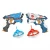 Import Xiaoboxing hot selling modern realistic 2 pieces infrared laser electric toy shooting battle gun set with 2pcs flying saucer from China