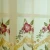 Import Yellow cashmere flower modern style embroidered fabric and yarn curtains from China
