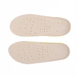 Yellow Comfortable Health Memory Foam Orthopedic Shoe EVA Foam Insole Moulds Shoe Insole