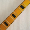 Yellow Gloss Canadian maple 20 fret JB bass neck part maple fingerboard 4 string bass guitar  neck replacement