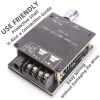 Yintod ZK-1002L 100W x 2 Bluetooth 5.0 Stereo Audio Receiver Amplifier Board 2 Channel Power Digital Module for Passive Speakers