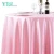 YRF Wholesale Linens Round Rose Gold Tablecloth Table Overlay Table Cover Wedding Table Cloths Round