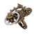 Import YULUCH Retro Gear Steampunk Antique Bronze Silver Pointer Punk Rings from China
