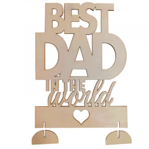 Ywbeyond DIY Wooden Ornaments Wedding Decoration Father&#x27;s day Family Tree Party Wood Crafts Decor Favor Supplies