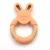 Import ZQ505 Eco-Friendly Silicone 3D Cute Wooden Baby Teethers Toy Newborn from China