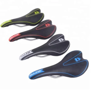 ZTTO MTB Mountain Bike Road Bicycle Cycling Parts Pain-Relief CR-MO Rail Synthetic Leather Comfort Saddle Seat 4 Colors