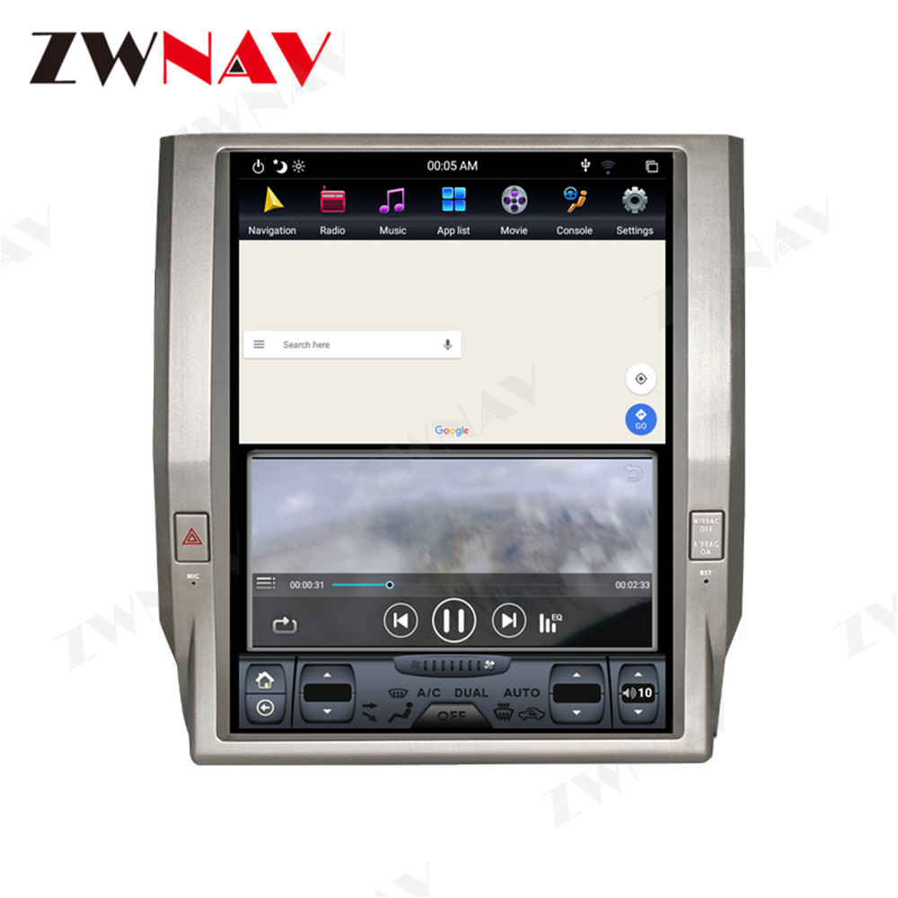 Buy Zwnav Android 9.0 64gb Tesla Style Car Radio Gps Navigation For ...