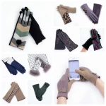 Landfond Accessory fashion ladies casual touchscreen gloves