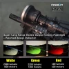 Patent-designed  Super Long Range Multicolor Hunting Flashlight CYANSKY H5GT 2200 Lumens 1300 meter