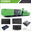 New design material saving two/ double color 530T plastic injection molding machine