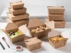 Kraft Paper Packing Box Takeaway Box Fold Paper Box Snack Box Fried Chicken Bento Lunch Box
