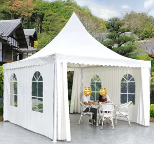 Custom Aluminium Exhibition Tents PVC 3x3m 4x4m 5x5m 6x6m Aluminum Frame Marquee Pagoda Tent For Sale