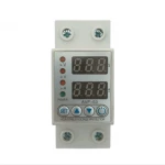 Din rail adjustable automatic over under voltage protective protector relay