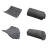 Import grey concrete roof tiles from China