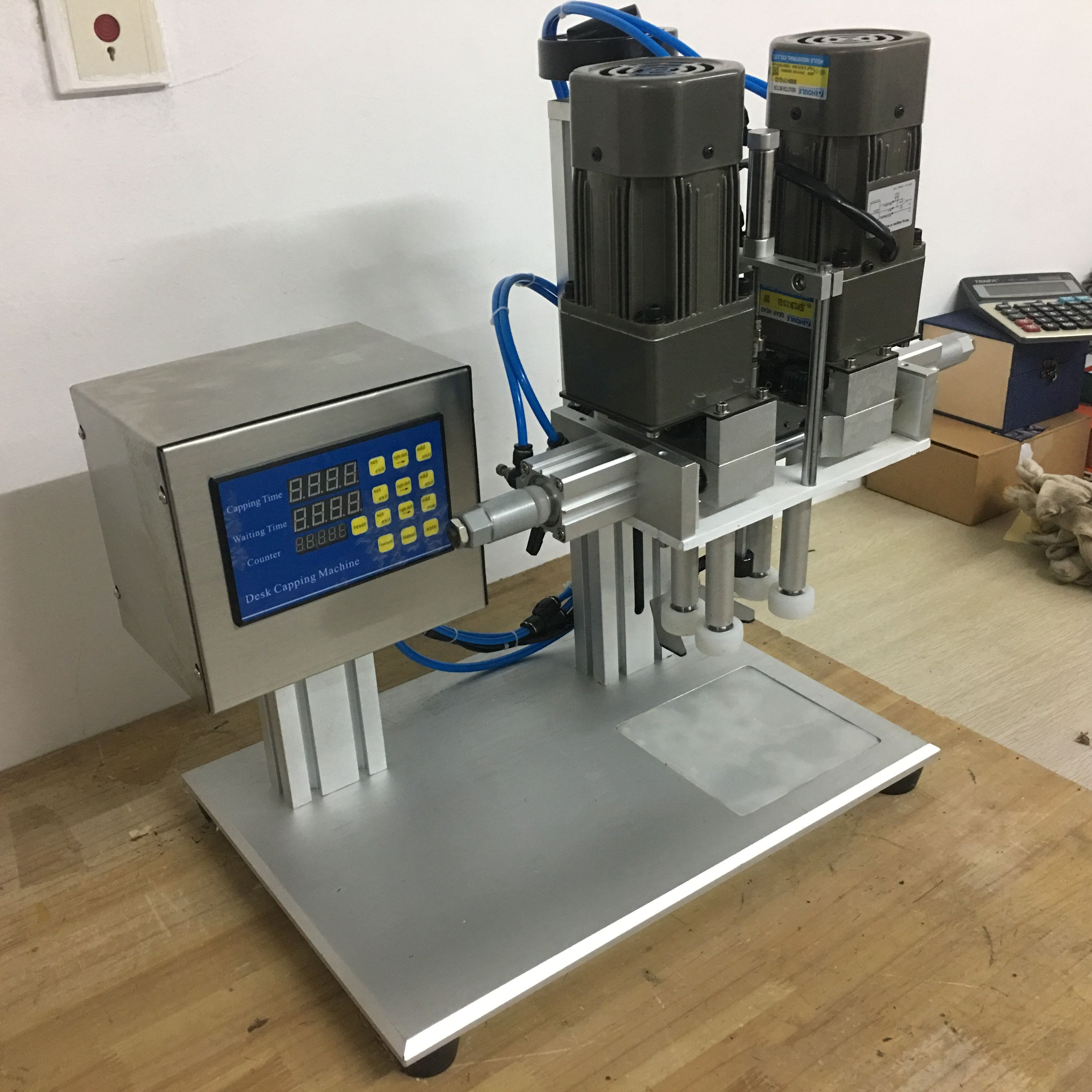 Automatic Top Machine Buy Desk Top Pneumatic Semi-auto Capping Machines For Triggers from ...