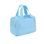 Hot‑selling Makeup Bag , Portable Large‑Capacity Travel Toiletry Bag, Dual‑Opening Compartment Cosmetic Storage