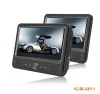 7/9/10.1 Inch  Portable DVD player With one master DVD+ one slave monitor Dual screen DVD Player