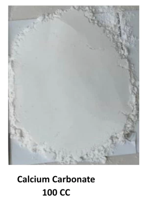 Calcium Carbonate 100cc - raw material for terazzo tiles, bathtubs and for agricultural liming.?